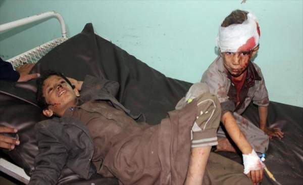 niños ataque yemen