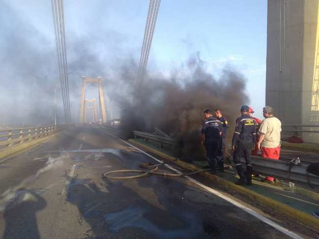 puente maracaibo incendio