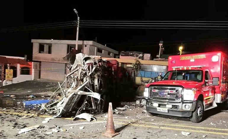 restos colombianos muertos bus