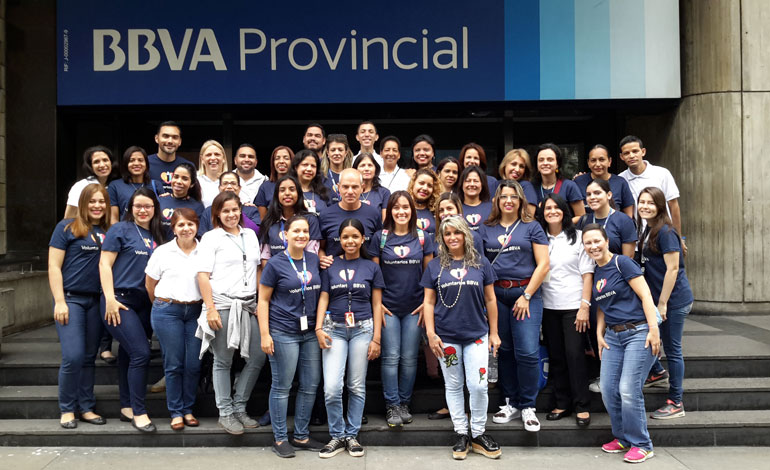 BBVA Provincial brinda solidaridad en la Semana Global del Voluntariado