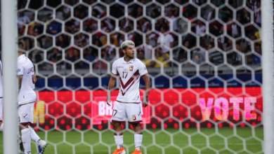 Josef Martínez celebra un gol de la Vinotinto contra Bolivia - Copa America 2019