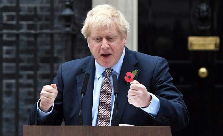 Boris Johnson comienza campaña para elecciones de diciembre