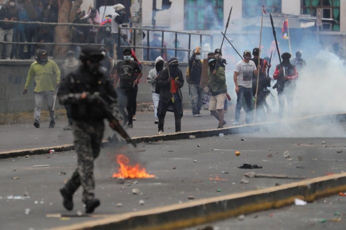 Informe confirma represión excesiva en Ecuador