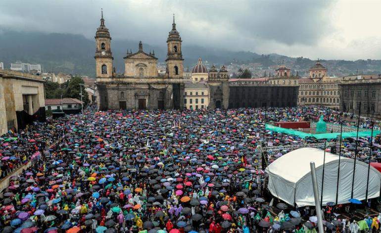 Jornada de protestas en Colombia