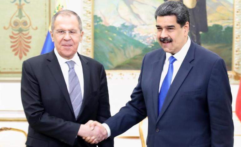 Canciller de Rusia se reunió con Nicolás Maduro
