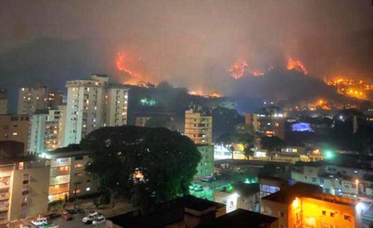 Incendios afectaron a la Gran Caracas